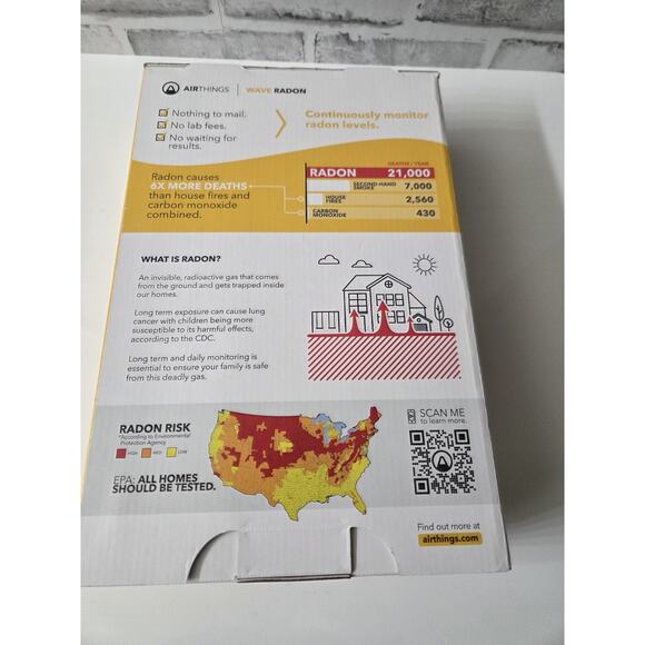 *BRAND NEW* - AIRTHINGS 2951 WAVE 2ND GEN RADON DETECTOR - Picture 7 of 9